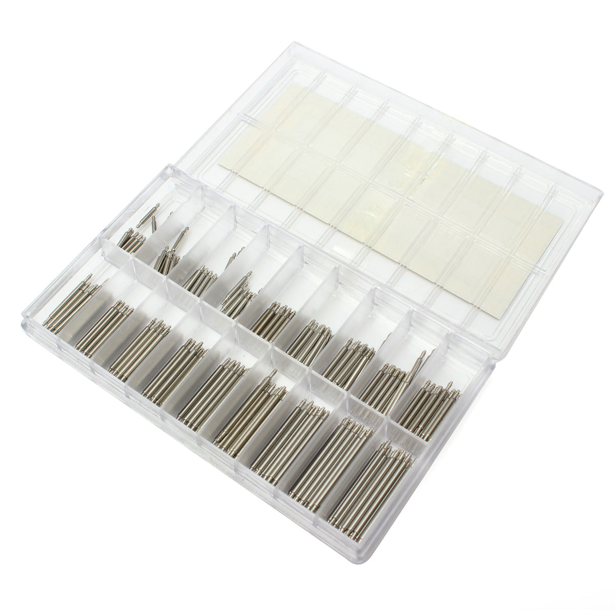 F08656 360Pcs 8-25mm Stainless Steel Watch Band Spring Bars Watch Repairing Strap Link Pins
