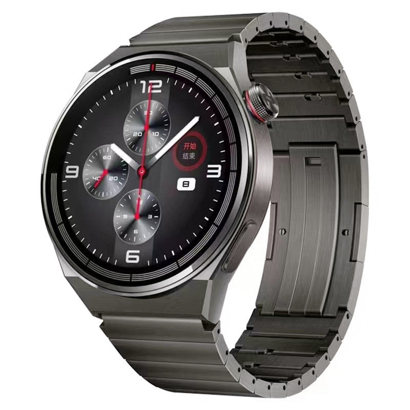 For Huawei Watch 3 / Watch GT 3 Pro 46mm / GT2 46mm Quick Release 22mm Universal Watch Strap Replacement Titanium Steel Wrist Band - Grey