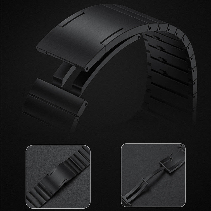 For Huawei Watch 3 / Watch GT 3 Pro 46mm / GT2 46mm Quick Release 22mm Universal Watch Strap Replacement Titanium Steel Wrist Band - Grey