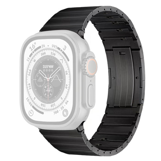 Watch Band For Apple Watch Series 8 7 41mm / Series 6 5 4 SE (2022) SE 40mm / Series 3 2 1 38mm Quick Release Stainless Steel Watch Strap - Titanium
