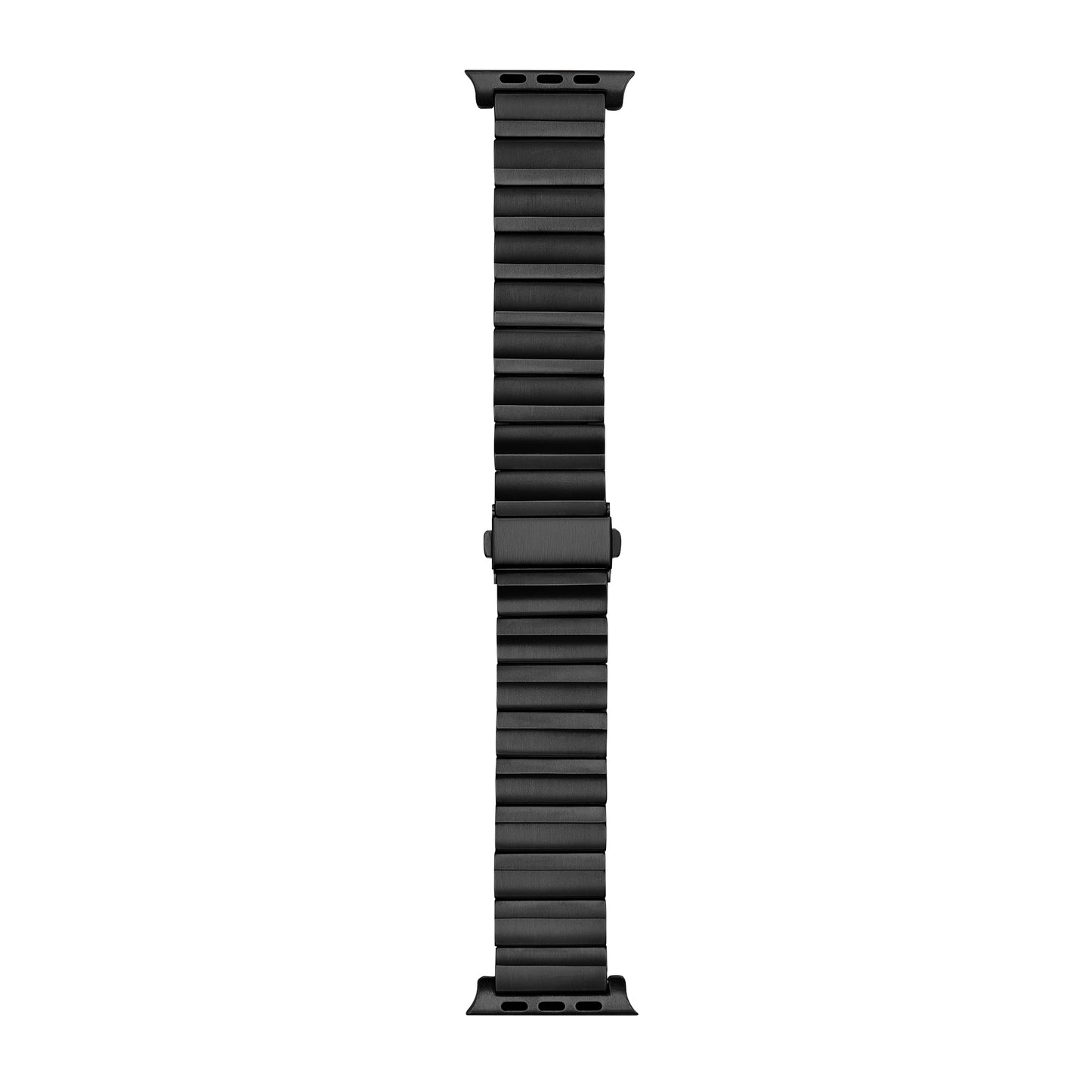 Wrist Strap for Apple Watch Ultra 49mm / Series 8 45mm / 7 45mm / SE / SE (2022) / 4 / 5 / 6 44mm / 3 / 2 / 1 42mm Titanium Alloy Replacement Watchband - Black
