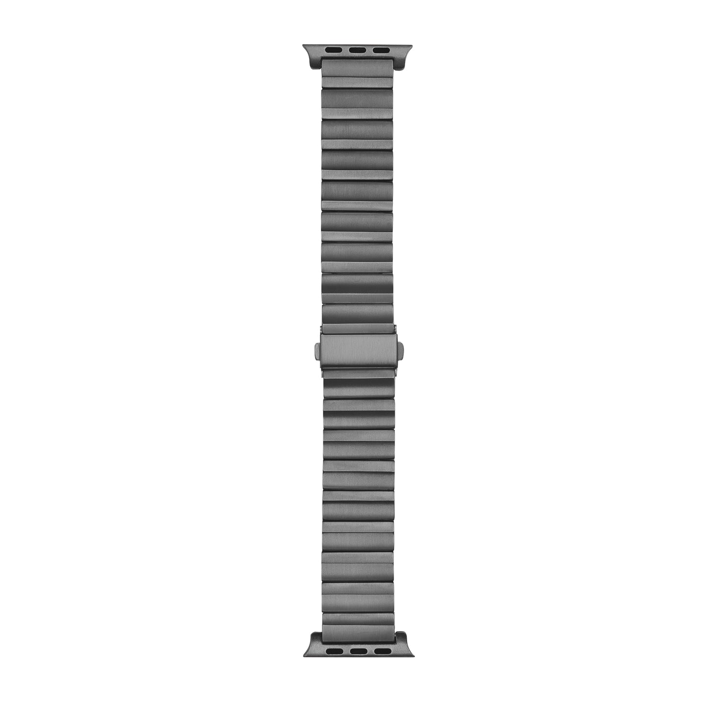 Wrist Strap for Apple Watch Ultra 49mm / Series 8 45mm / 7 45mm / SE / SE (2022) / 4 / 5 / 6 44mm / 3 / 2 / 1 42mm Titanium Alloy Replacement Watchband - Grey