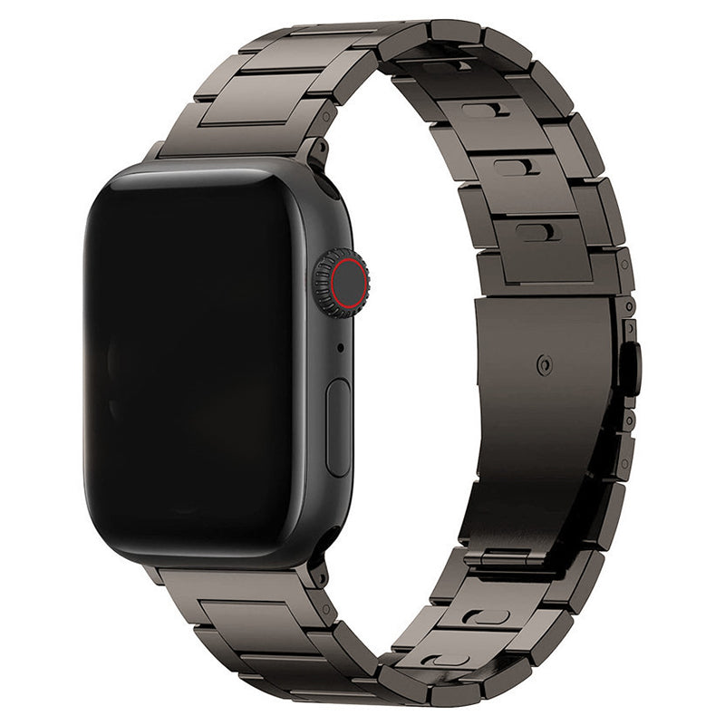 For Apple Watch Series 8 7 41mm / Series 6 5 4 SE SE(2022) 40mm / Series 1 2 3 38mm Titanium Alloy Watch Strap - Grey