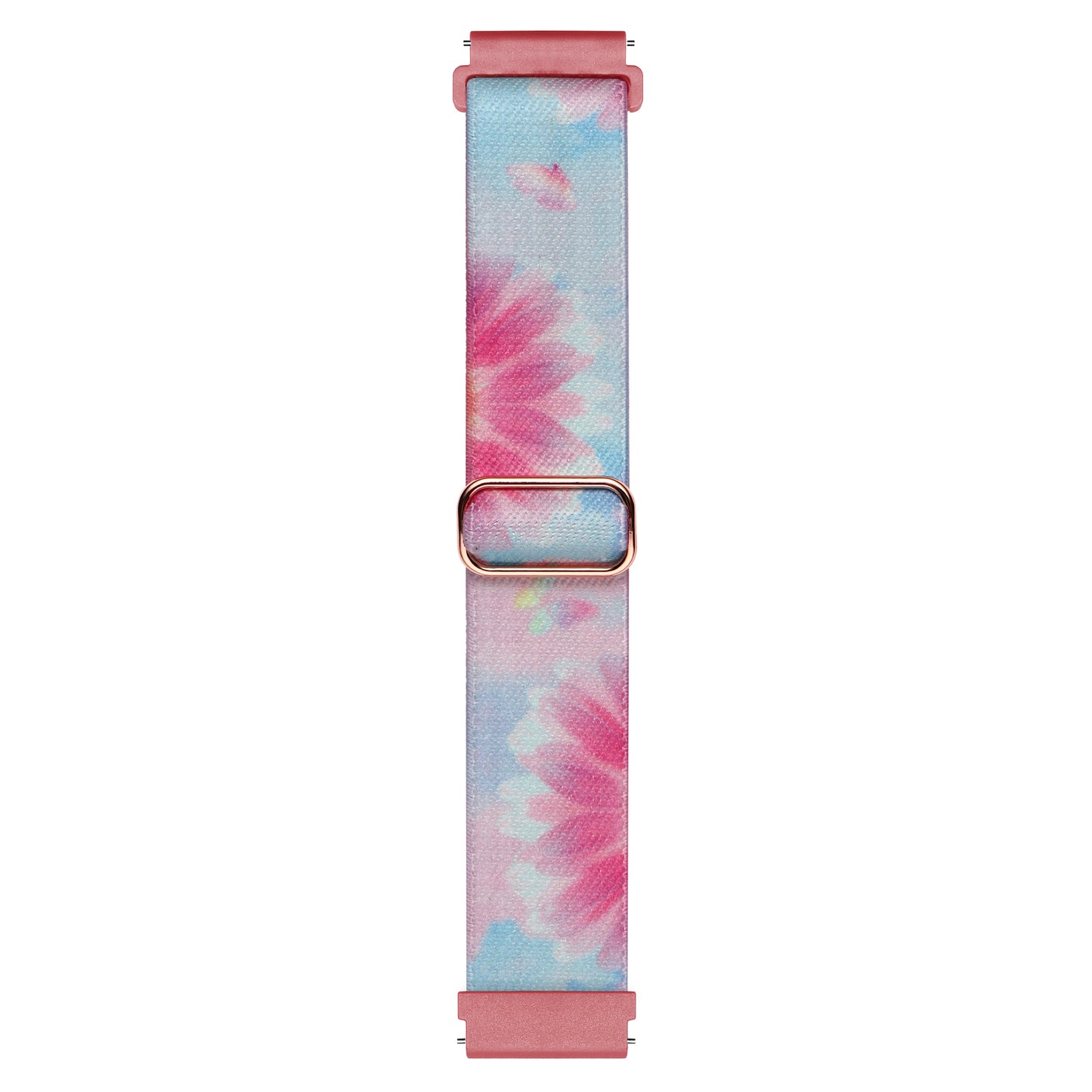 Pattern Watch Band for Coros Apex Pro / Apex 46mm , 22mm Nylon Braided Strap Strap Replacement - Flowers / Butterflies