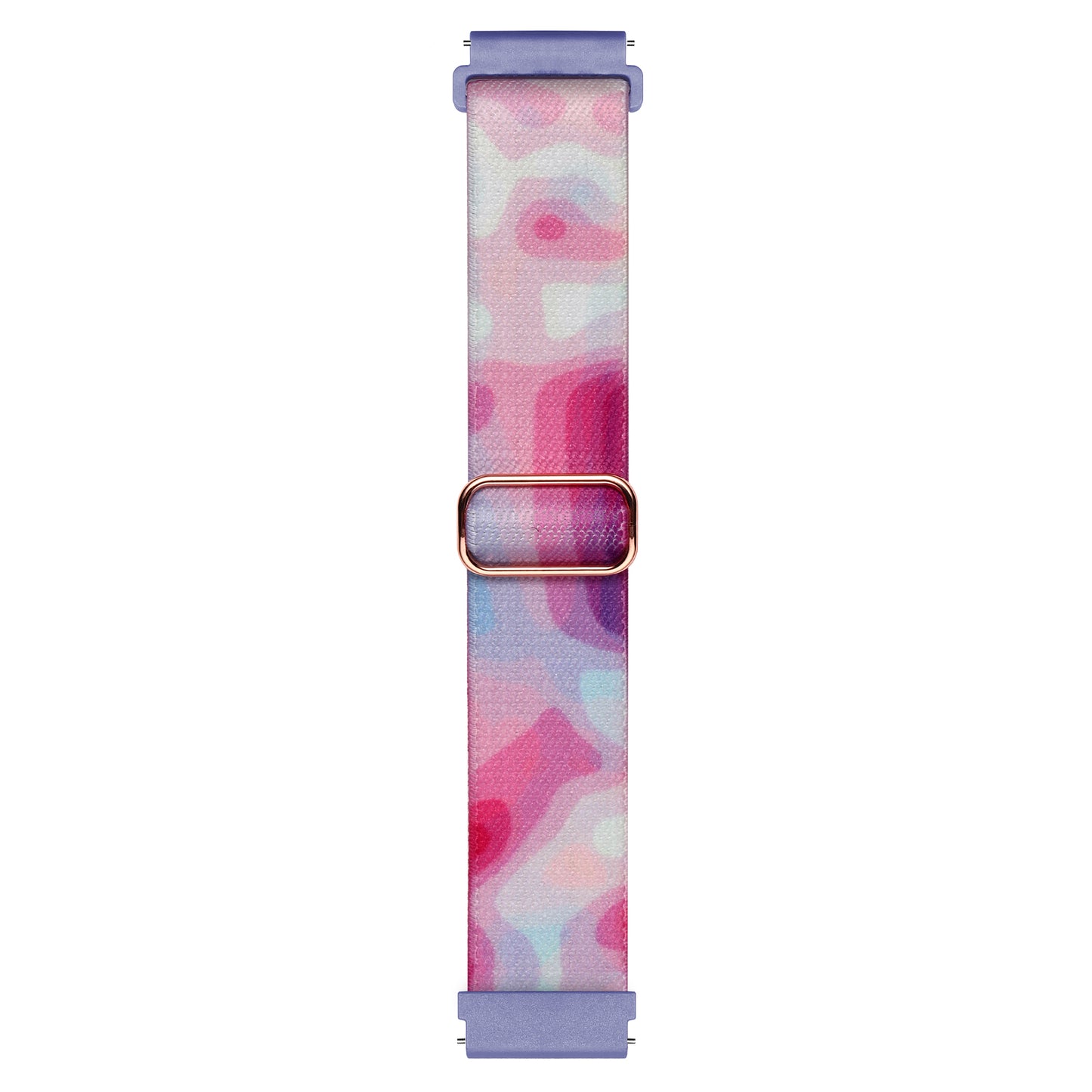 Pattern Watch Band for Coros Apex Pro / Apex 46mm , 22mm Nylon Braided Strap Strap Replacement - Purple Blue