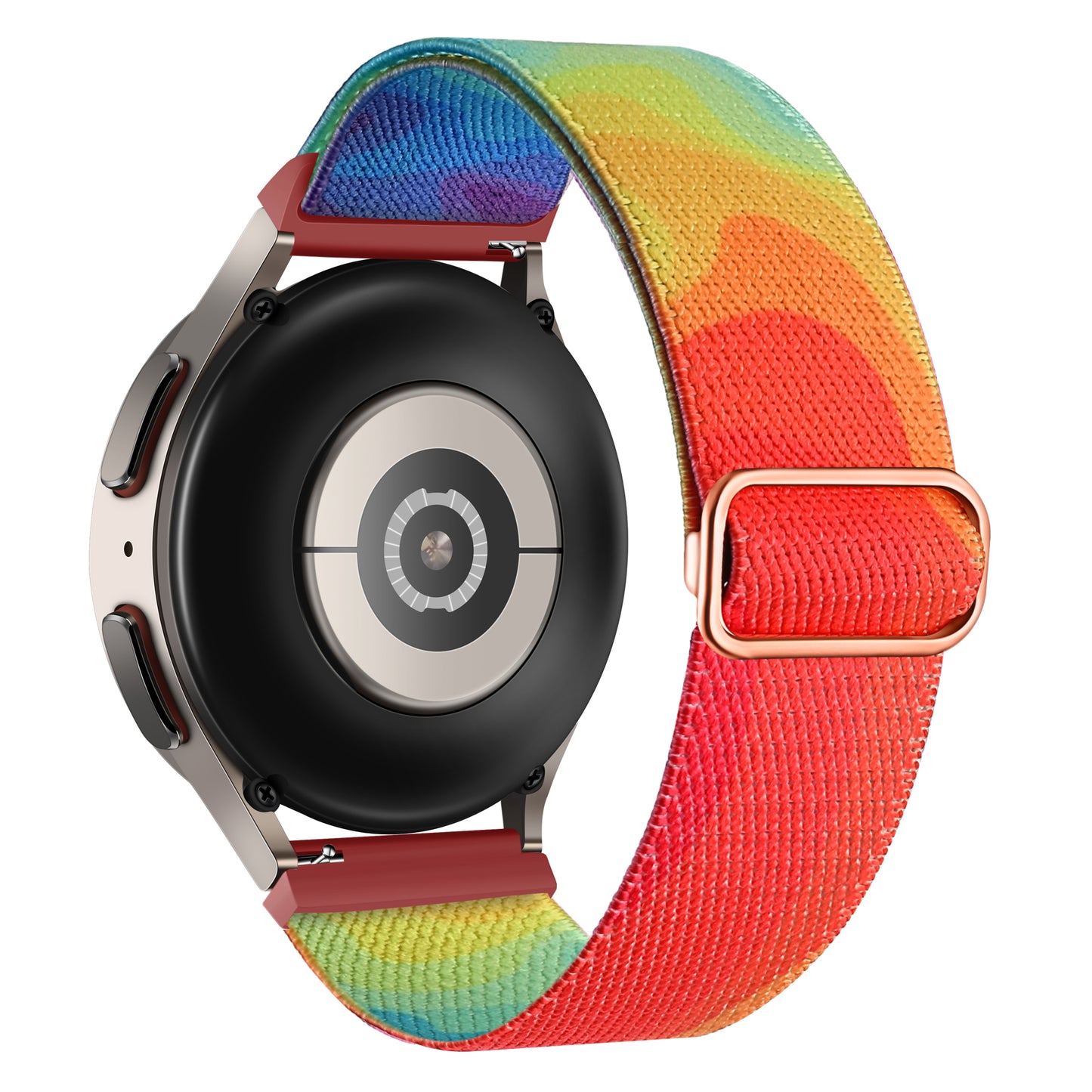 Pattern Watch Band for Coros Apex Pro / Apex 46mm , 22mm Nylon Braided Strap Strap Replacement - Colorful Fluid