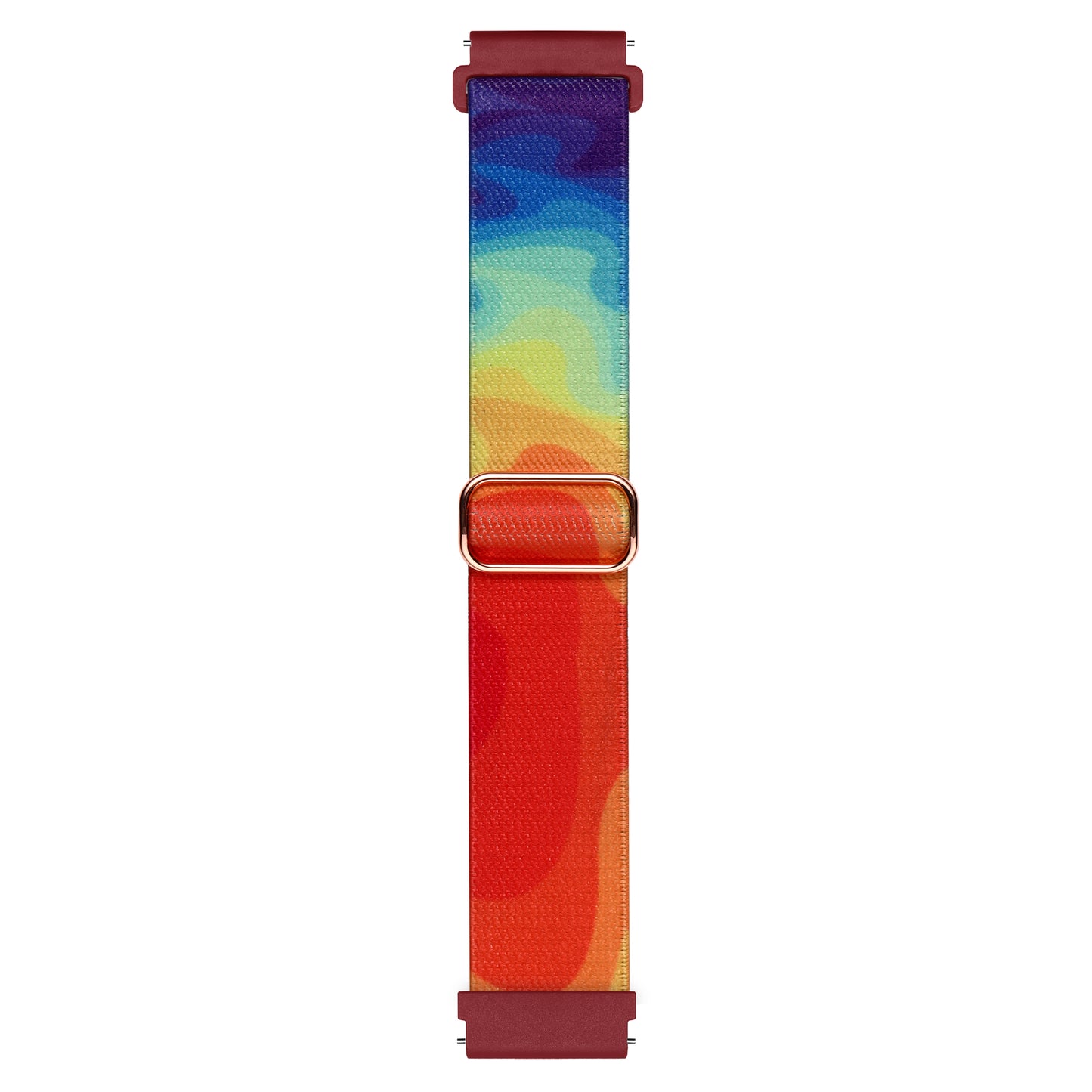 Pattern Watch Band for Coros Apex Pro / Apex 46mm , 22mm Nylon Braided Strap Strap Replacement - Colorful Fluid