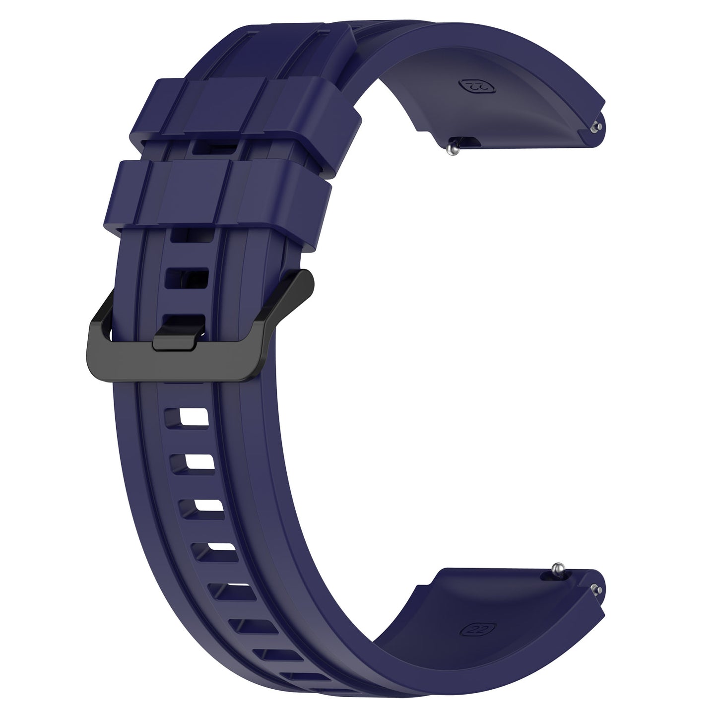 Silicone Watch Bands for Huawei Watch Ultimate , 22mm Replacement Strap Bracelet with Extension Strap - Midnight Blue