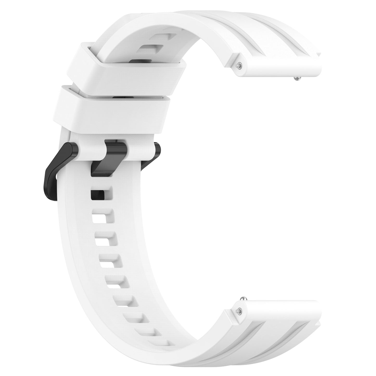Silicone Watch Bands for Huawei Watch Ultimate , 22mm Replacement Strap Bracelet with Extension Strap - White