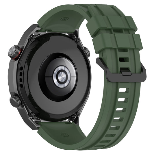 Silicone Watch Bands for Huawei Watch Ultimate , 22mm Replacement Strap Bracelet with Extension Strap - Dark Green