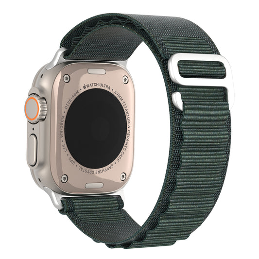 DUX DUCIS GS Series for Apple Watch Ultra 49mm  /  Series 8 7 45mm  /  6 5 4 SE (2022) SE 44mm  /  3 2 1 42mm Polyester Strap Replacement Watch Band - Green
