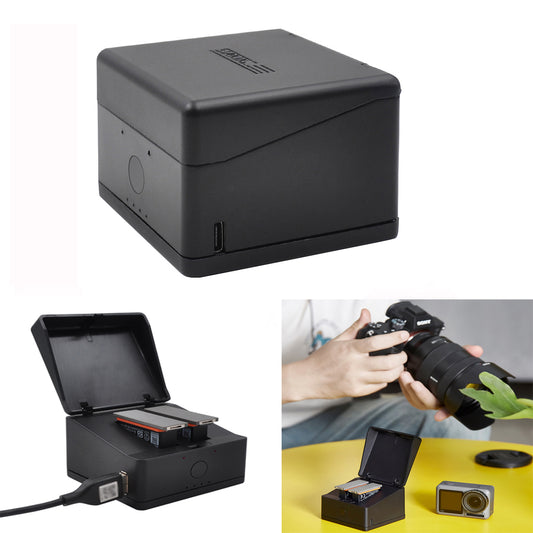 Uniqkart 2-IN-1 Sports Camera Battery Storage Box Power Bank for DJI OSMO ACTION