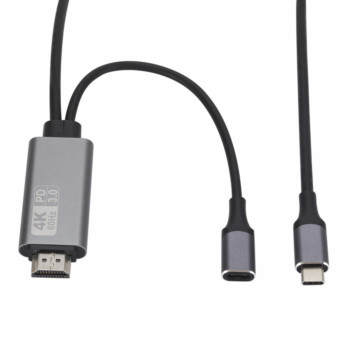 9572 USB Type C to HDMI Cable for Screen Sharing 4K/60Hz PD3.0 Fast Charging Adapter for MacBook HDTV