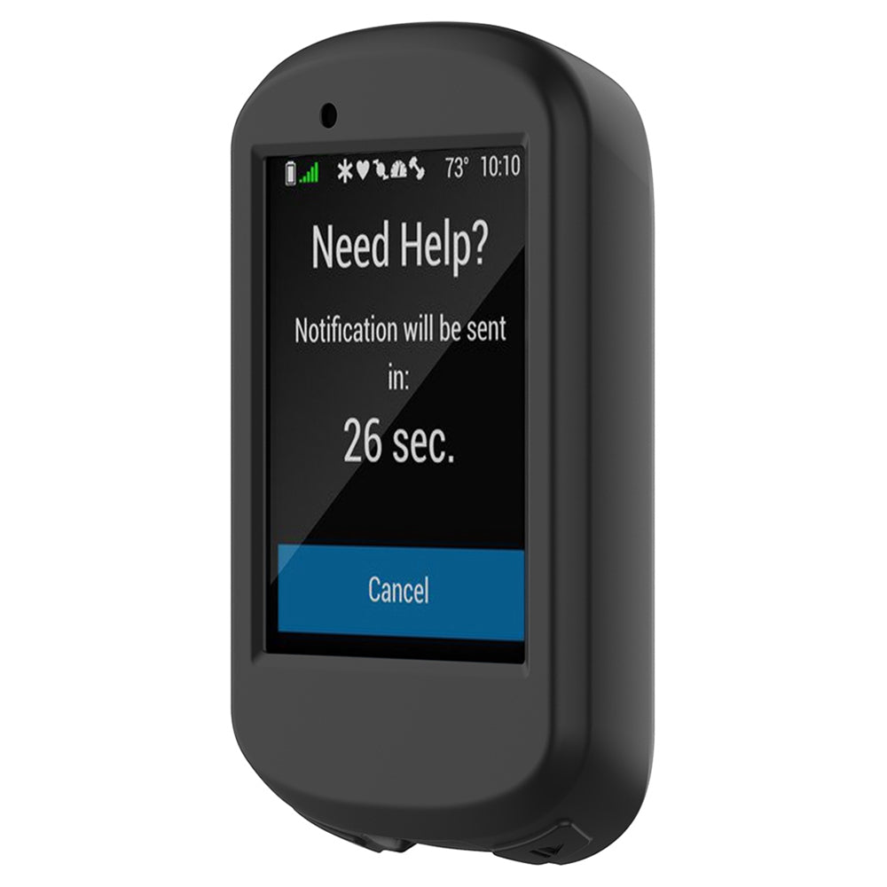 Soft Silicone Case for Garmin Edge 830 Bike GPS Computer Protective Cover - Black