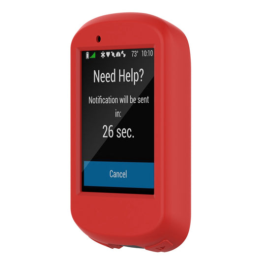 Soft Silicone Case for Garmin Edge 830 Bike GPS Computer Protective Cover - Red