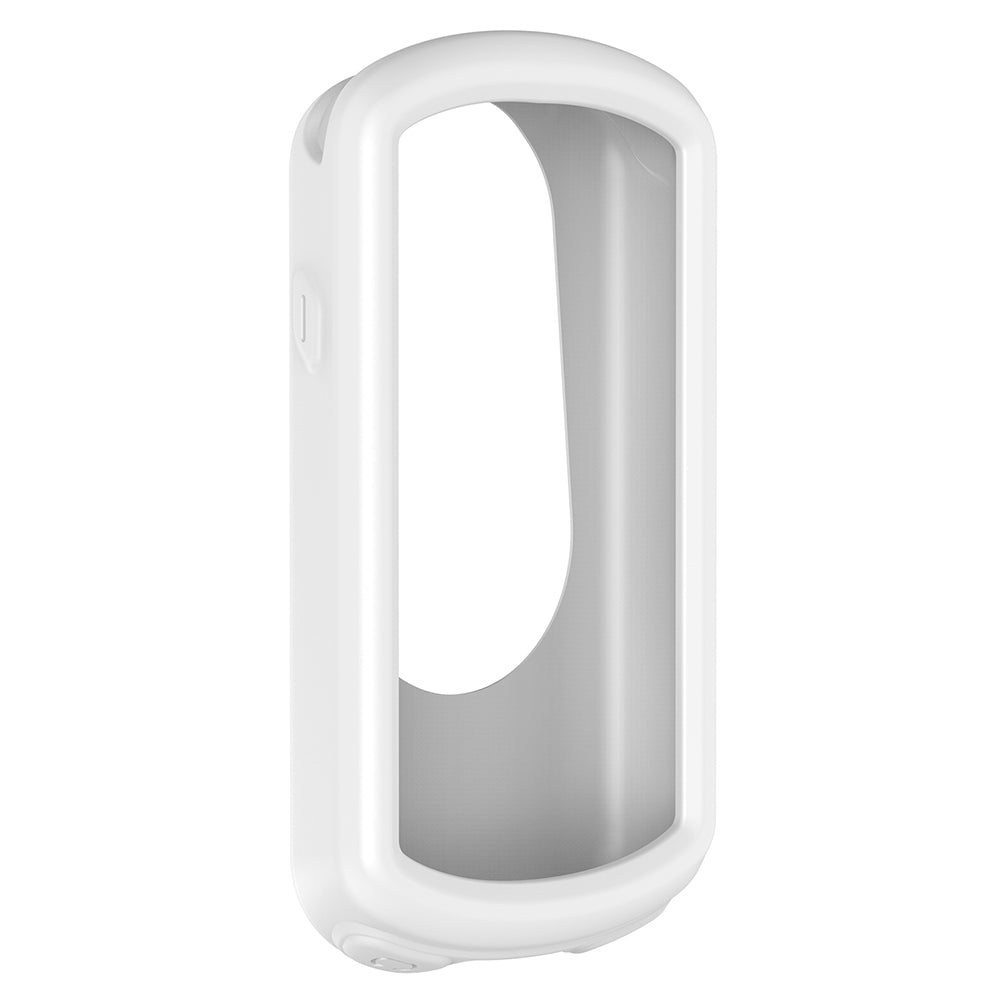 Uniqkart for Garmin Edge 1030 Plus/1030 Soft Silicone Case Bike GPS Computer Protective Cover - White