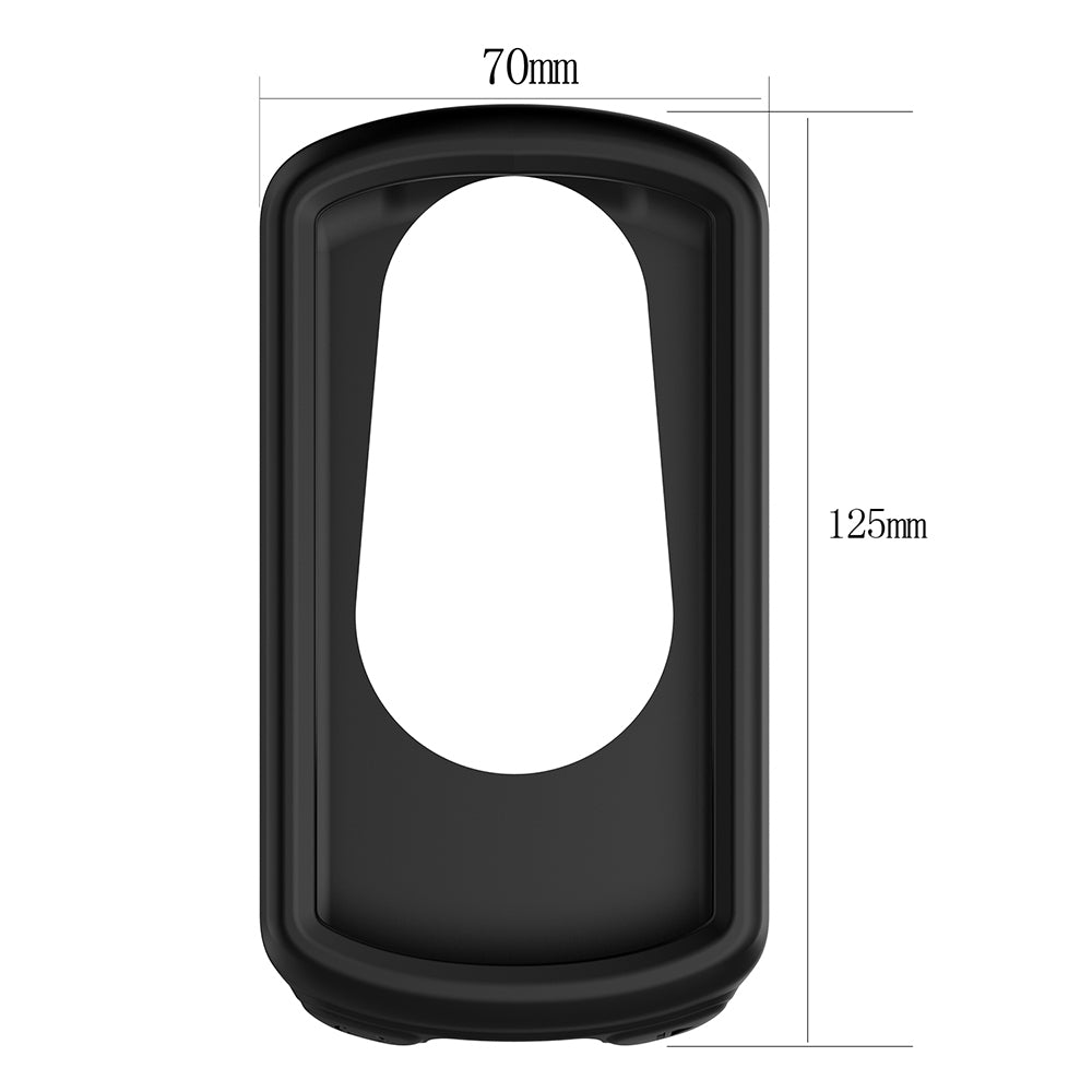 Uniqkart for Garmin Edge 1030 Plus/1030 Soft Silicone Case Bike GPS Computer Protective Cover - Dark Blue