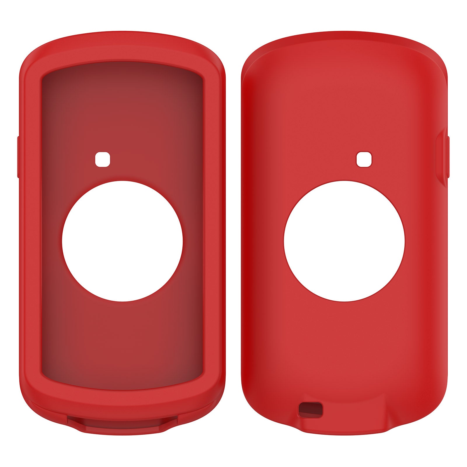 Uniqkart for Garmin Edge 1040 Scratch Resistant Soft Silicone Case Bike GPS Computer Protective Cover - Red