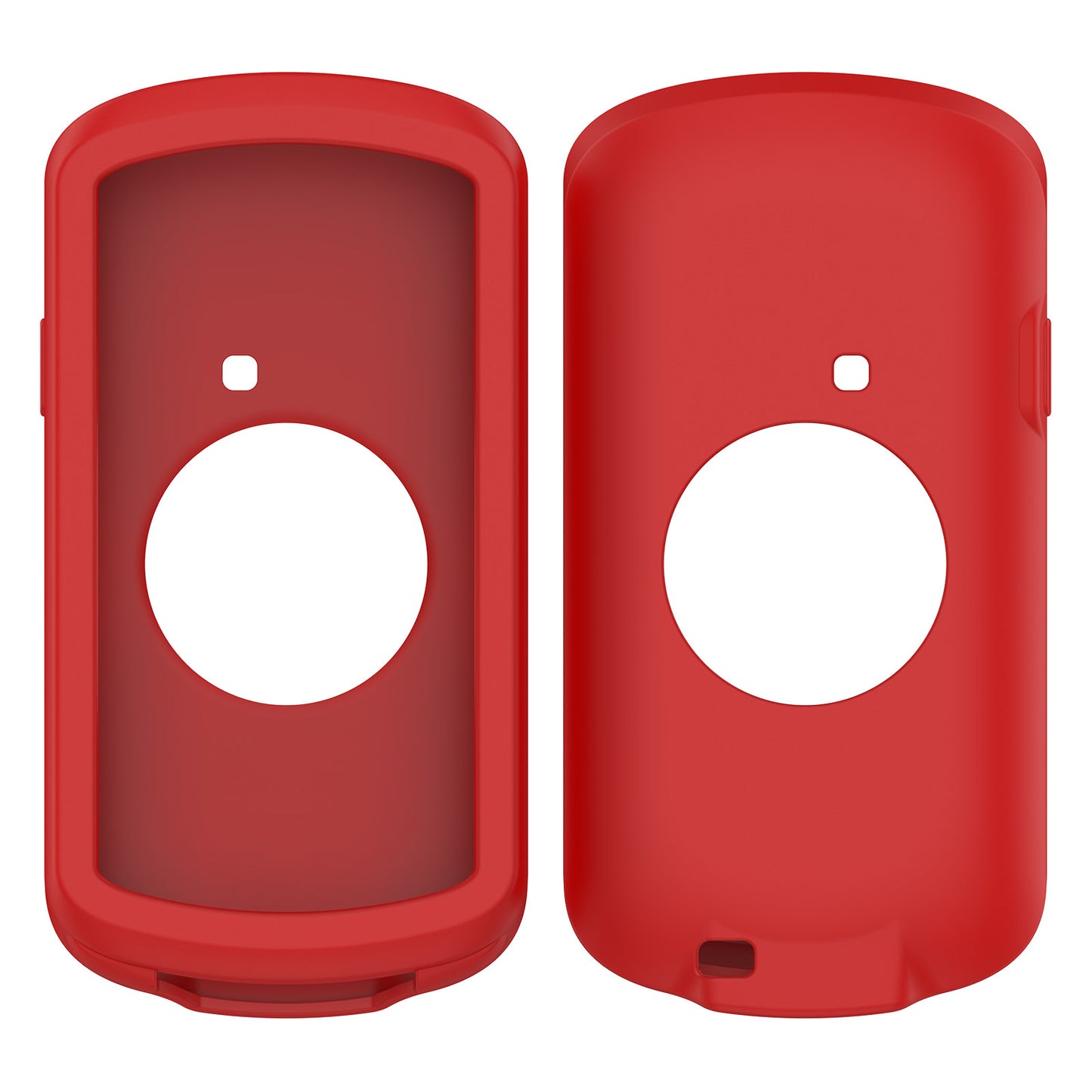 Uniqkart for Garmin Edge 1040 Scratch Resistant Soft Silicone Case Bike GPS Computer Protective Cover - Red