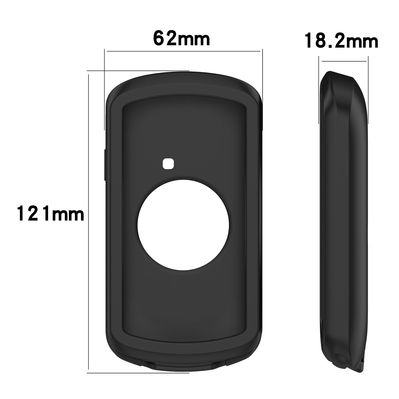 Uniqkart for Garmin Edge 1040 Scratch Resistant Soft Silicone Case Bike GPS Computer Protective Cover - Midnight Blue