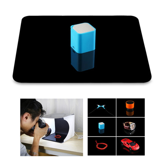 Puluz PU5320 20CM Acrylic Photography Reflection Board Background Board Photography Accessory - Black