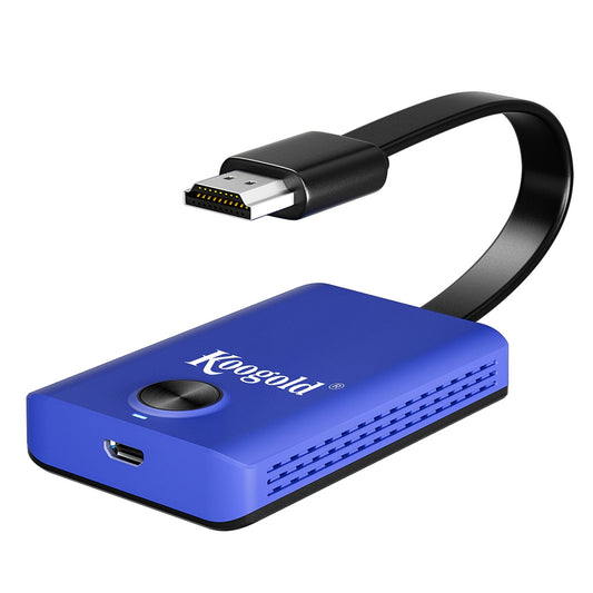 Uniqkart G13B 2.4G/5G Dual Band 1080P Wireless WiFi Push HDMI Adapter TV Projector HD Display Dongle Support YouTube
