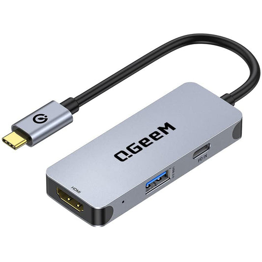 UH03-1 3 in 1 Docking Station Multifunction Type-C Hub Adapter USB-C to HD / PD 100W / USB Converter