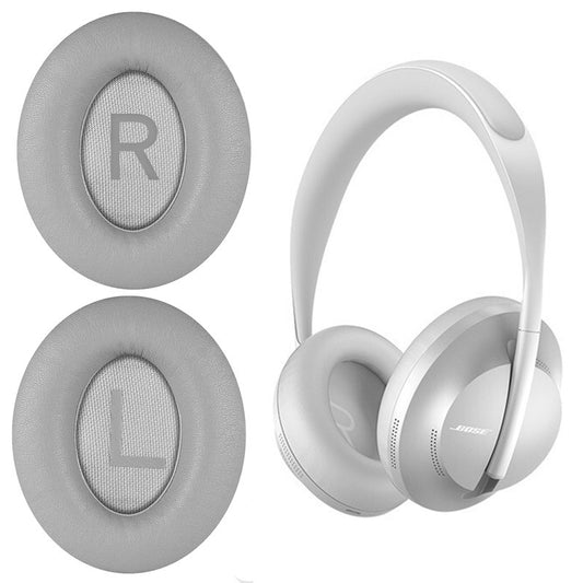 1 Pair Replacement Protein Leather Earpads Ear Cushions Ear Pads for Bose 700/NC700 Bluetooth Headphone - Grey
