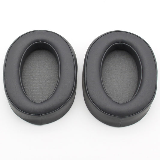 JZF-188 1 Pair  Replacement Leather Earpads Ear Cushions for Sony MDR-100ABN WH-H900N Wireless Headphone - Black