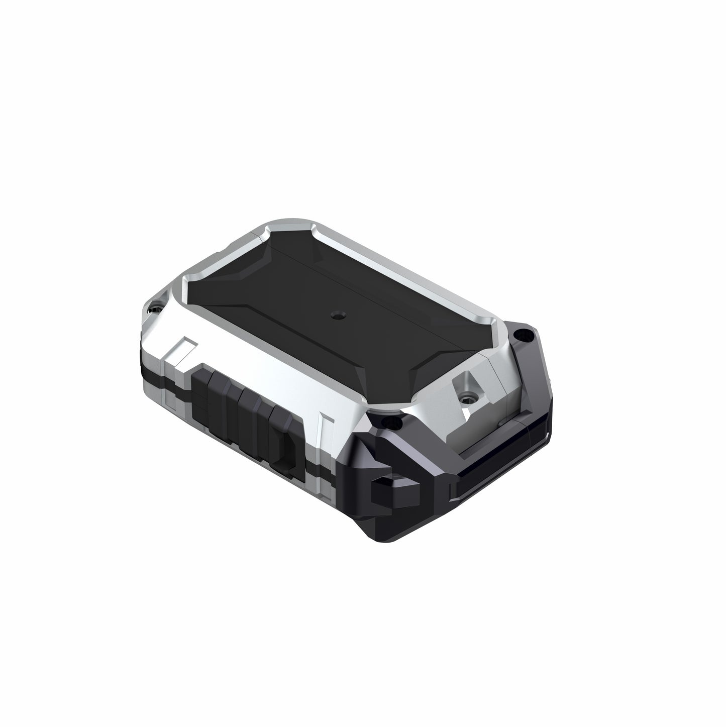 Thunder Series Silicone + Metal Anti Fall Protective Cover Earphone Case for Apple AirPods Pro - Silver