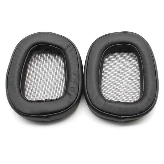 JZF-240 1 Pair Soft Sponge Breathable Mesh Replacement Earpads Earmuff Accessories for Logitech G433 Headphone - Black