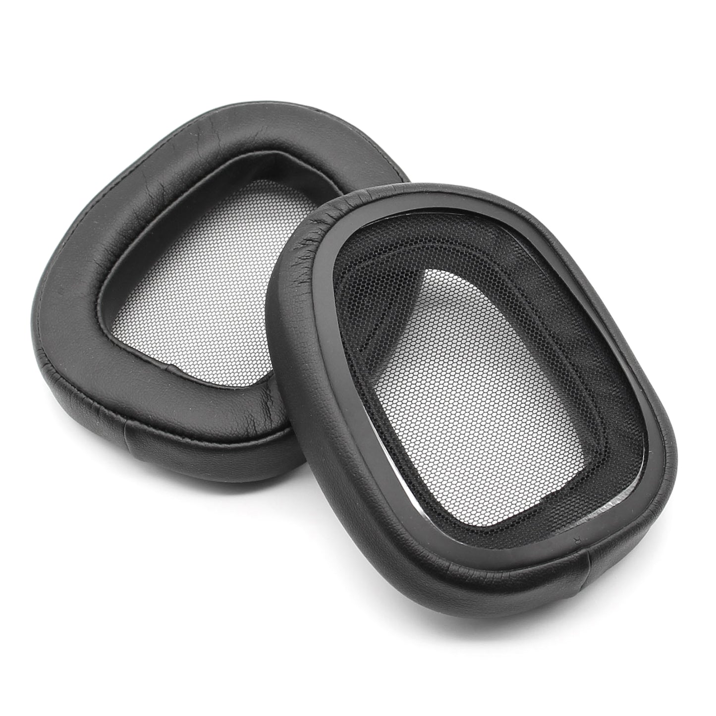 JZF-240 1 Pair Soft Sponge Breathable Mesh Replacement Earpads Earmuff Accessories for Logitech G433 Headphone - Black