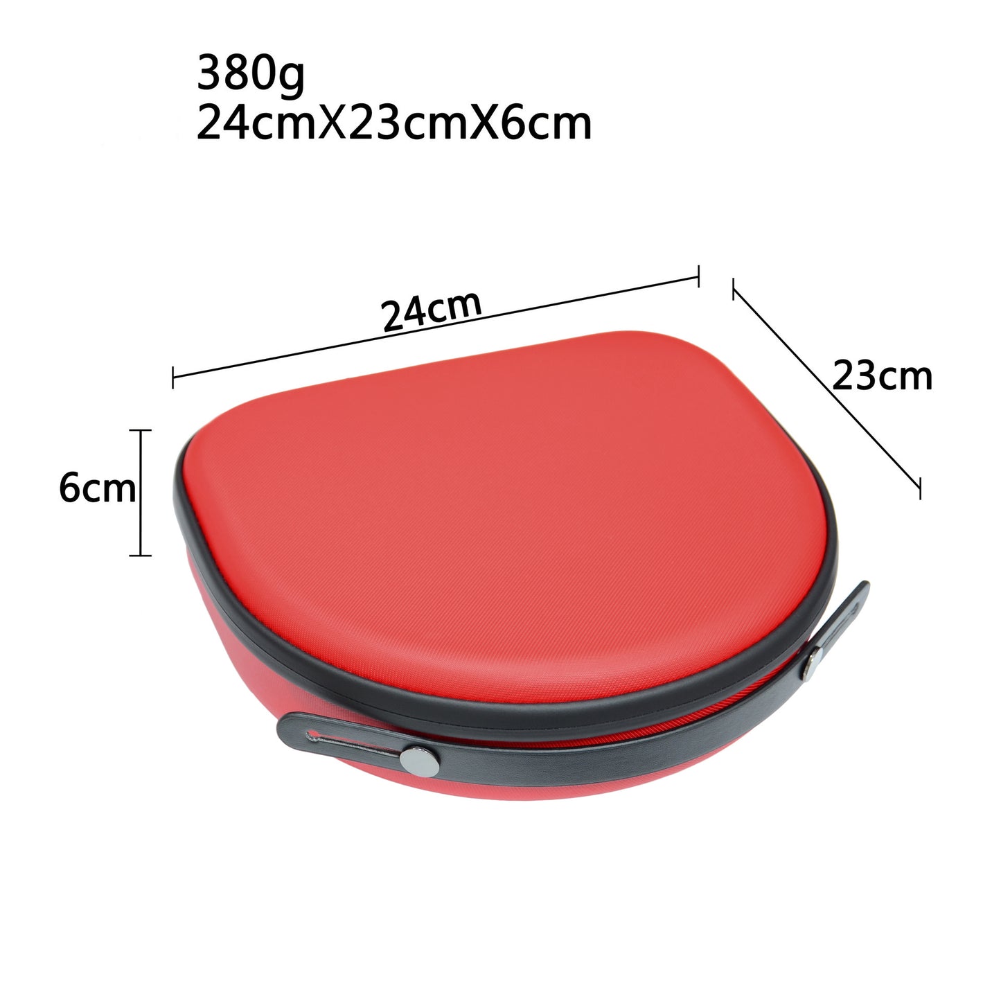 Portable Anti-impact Nylon Bluetooth Headphone Protective Case Headset Carrying Bag for AirPods Max - Black