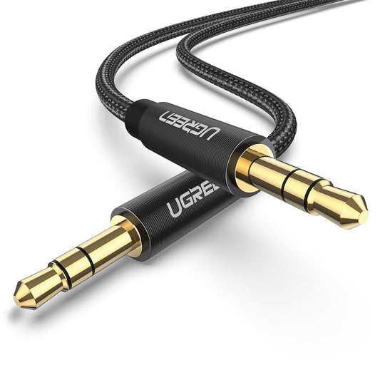 Uniqkart 1m AUX Cord 3.5mm Male to Male Stereo Audio Cable for MP3 Player Car Speaker