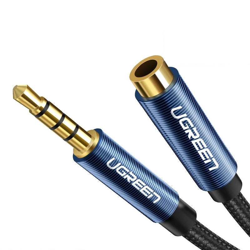 Uniqkart 3m 3.5mm Male to Female Audio Extension Cable HiFi AUX Cord