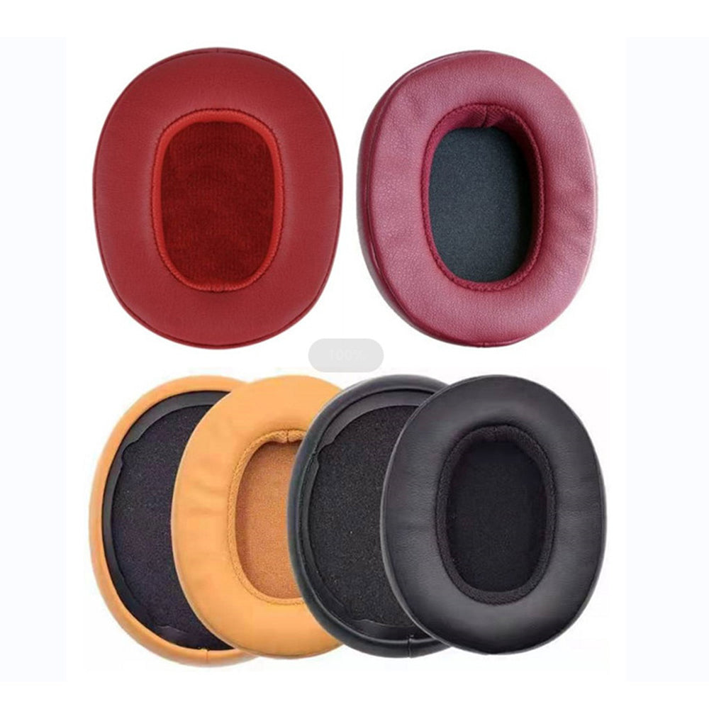 1 Pair Soft Earpads Leather Sponge Cushions for Skullcandy Crusher 3.0 Headphone Accessories Replacement - Yellow