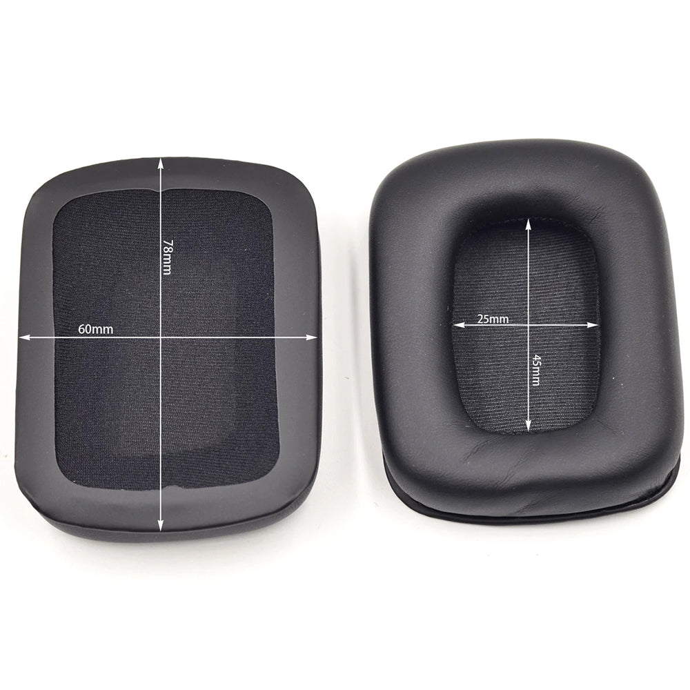 1 Pair for Mad Catz Tritton Kunai Protein Leather+Sponge Headphone Earpads Replacement Soft Breathable Earmuffs - Green