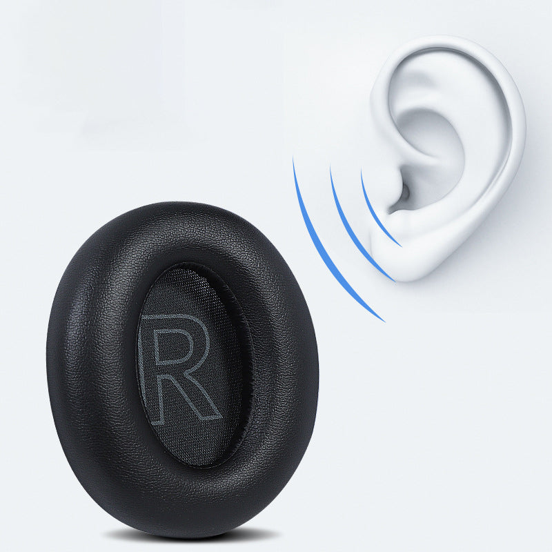 For Anker Soundcore Life Q10 1 Pair Replacement Headphone Earpads Soft Breathable Headset Earmuffs - Red