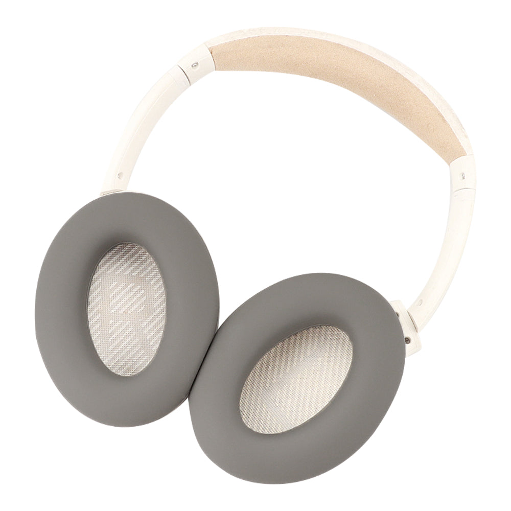 For Bose QC45 / QC35 / QC25 / QC15 / AE2 1 Pair Flexible Silicone Headphone Earpads Cushions Ear Cover Pad - Grey