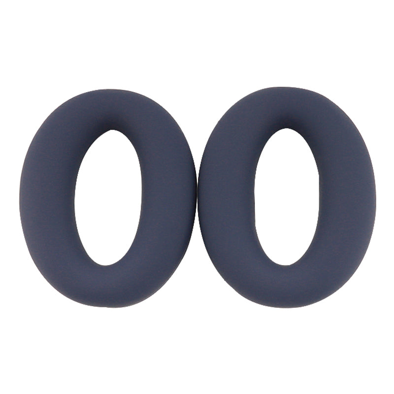 For Sony WH-XB910N 1 Pair Flexible Silicone Headphone Earpads Replacement Ear Cushions Cover Pad - Dark Blue