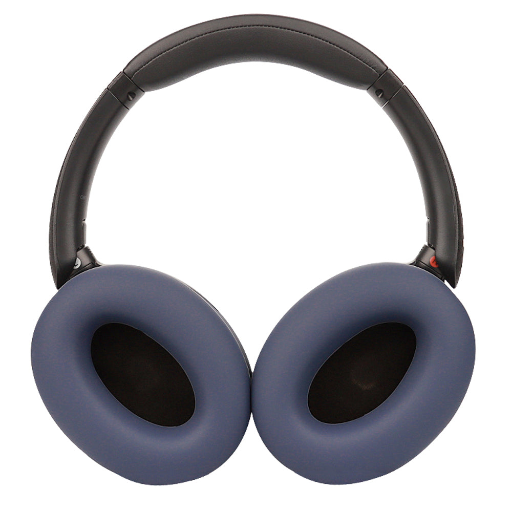 For Sony WH-XB910N 1 Pair Flexible Silicone Headphone Earpads Replacement Ear Cushions Cover Pad - Dark Blue