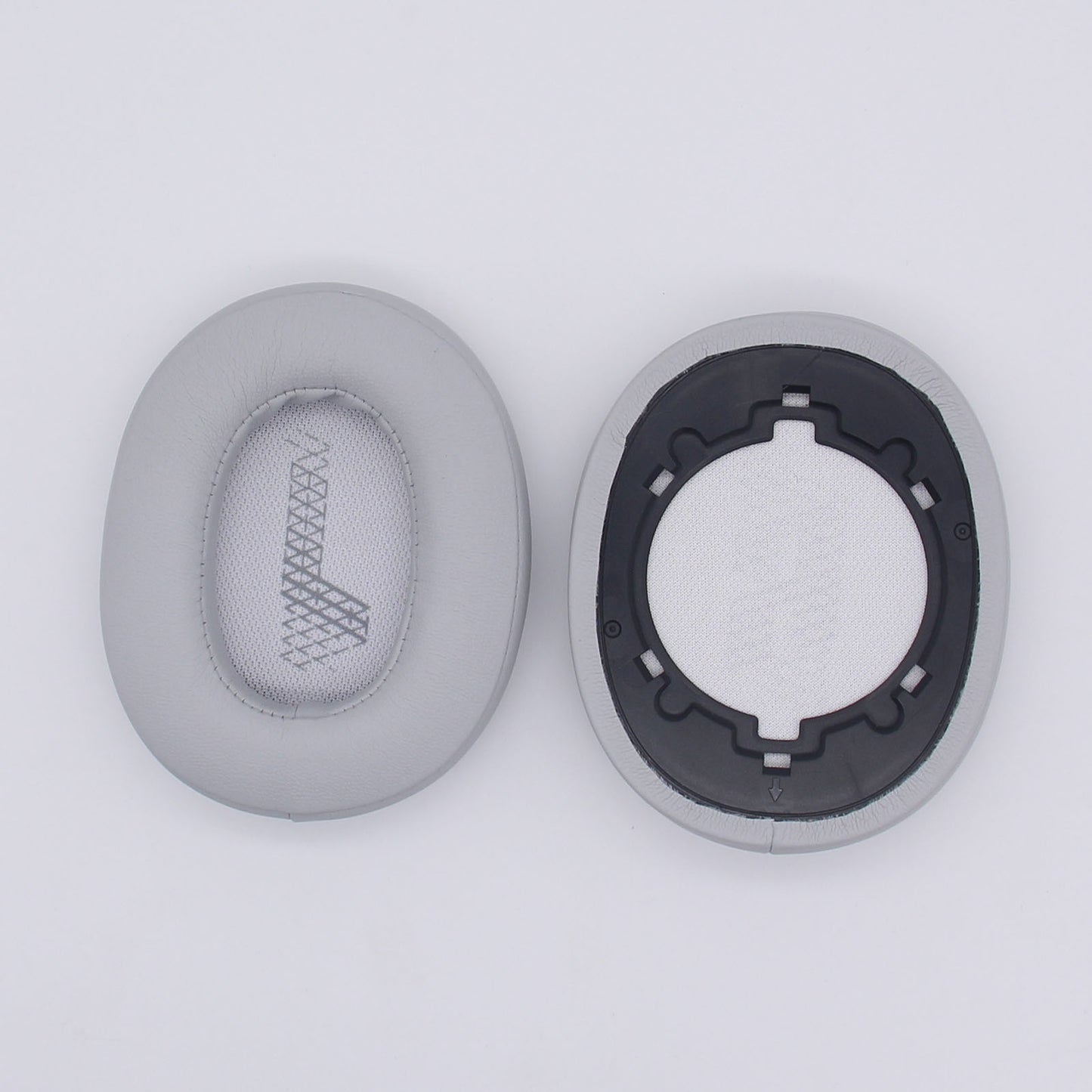 1 Pair Headphone Earpads for JBL LIVE 500BT, Replacement Soft Protein Leather Earphone Ear Cushion Pad - Grey