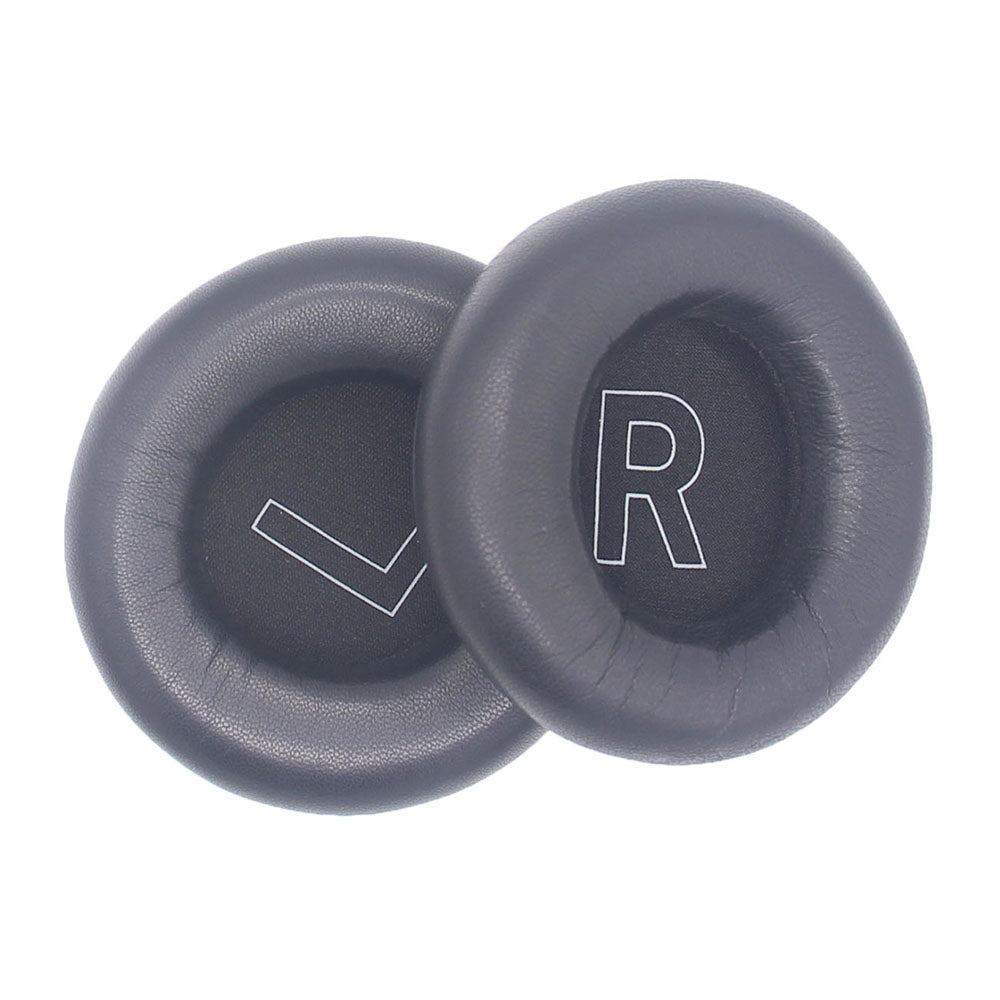 JZF-413 1 Pair For B&amp;O BeoPlay H9 3rd GEN Soft Sheepskin Leather + Sponge Headphone Earpads Cushions - Black
