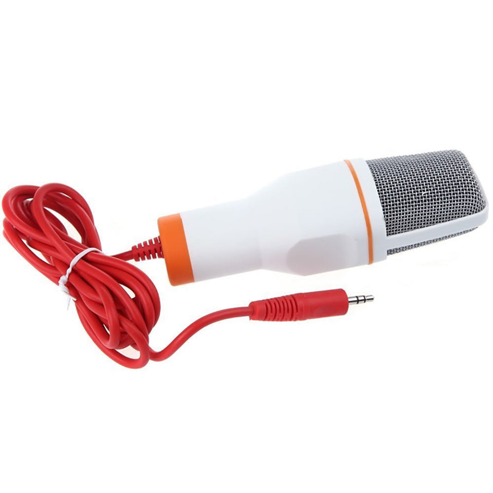 SF-666 Handheld Capacitive Conference with Tripod Stand Anchor Network Microphone - White