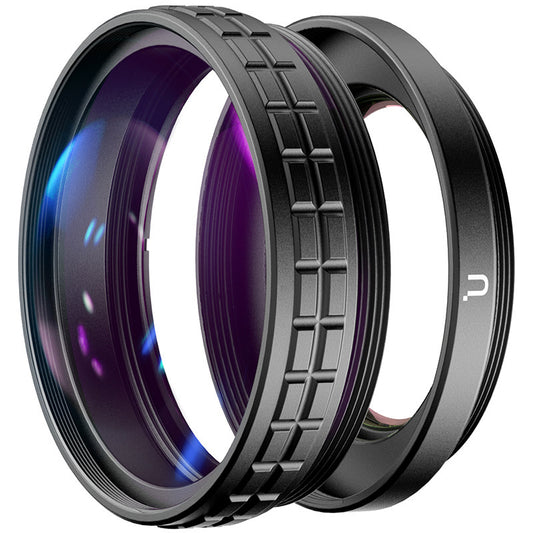 Uniqkart WL-1 18mm Wide Angle Lens 10X HD Macro 2-in-1 Additional Camera Lens Kit for Sony ZV-1 Camera Accessories
