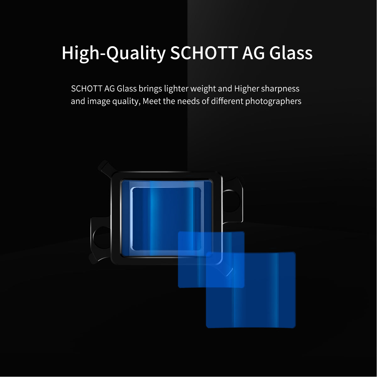 Uniqkart DR-03 1.33X Camera Anamorphic Lens for DJI Mavic Air 2 Drone Accessories