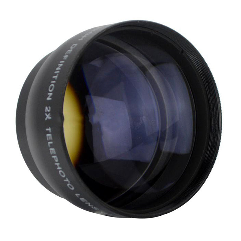58mm 2X Telephoto Lens for Canon, Nikon Camera Teleconverter Lens 18-55 Front  62mm Filter