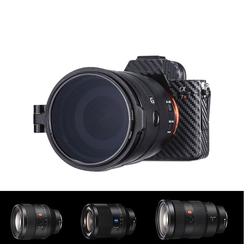 Uniqkart 58mm ND Filter Ring Quick Release Lens Adapter Flip Bracket DSLR Camera Accessory