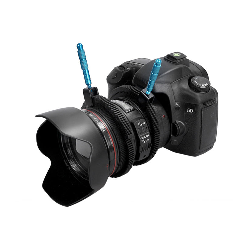 Adjustable Rubber Follow Focus Gear Ring Belt with Aluminum Alloy Grip for SLR DSLR Camera