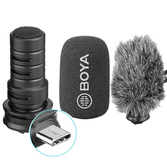 BOYA BY-DM100 Android USB Type-C Device Recording Digital Stereo Condenser Microphone